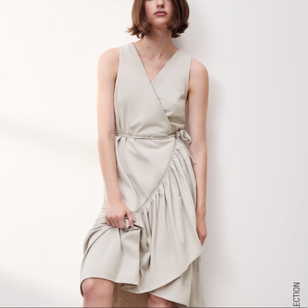 ZARA BNWT Ruffled Wrap 'Dress